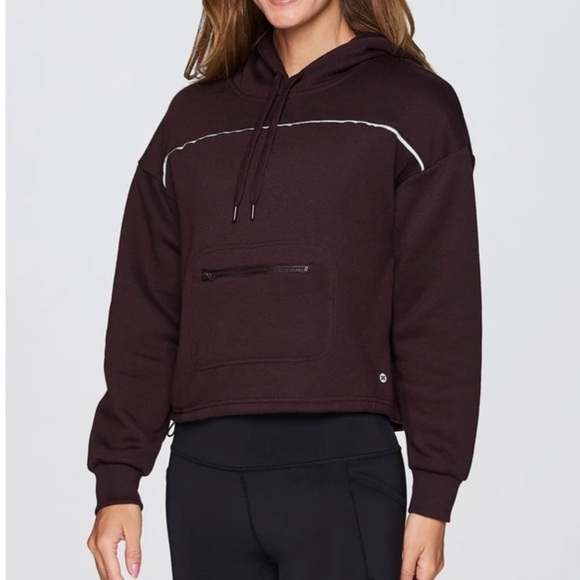 HIND Running Cropped Hoodie – Sz M NWT - Picture 2 of 6